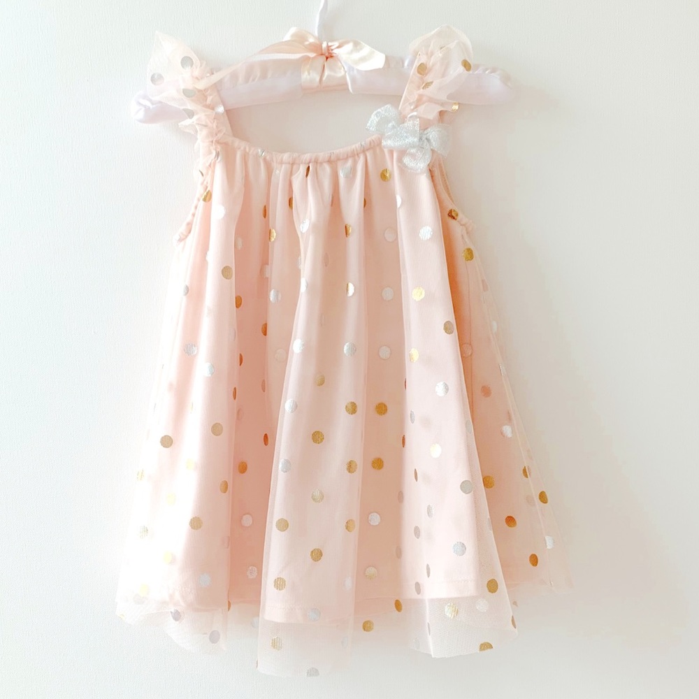 Catherine Malandrino soft pink toddler dress